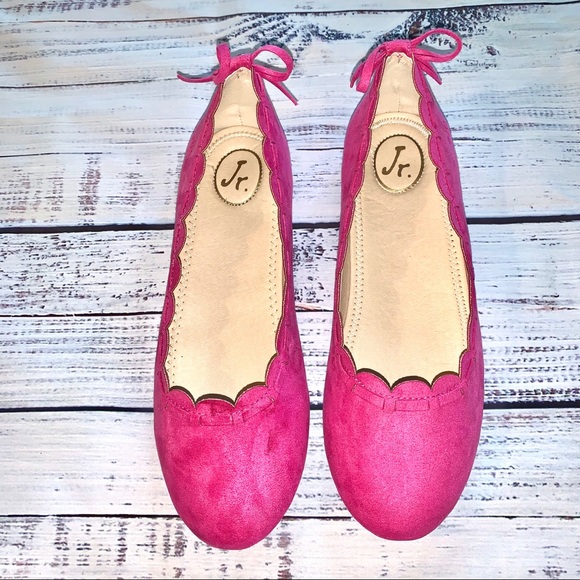 SOLD NIB Jack Rogers Miss Lucie pink ballet flats - Picture 3 of 7